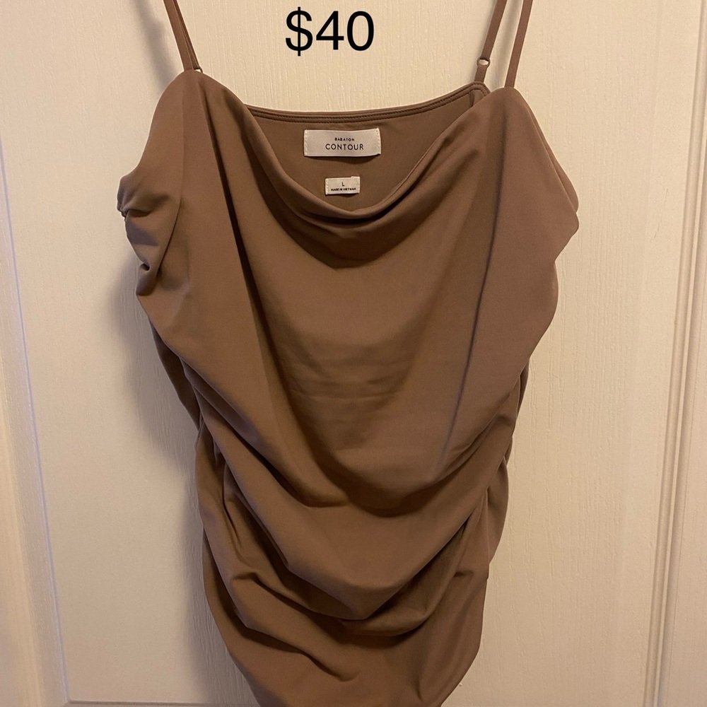 Babaton Brown Bodysuit
